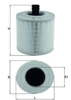 MAHLE LX301514 — Фильтр воздушный