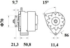 MAHLE MG17 — Генератор
