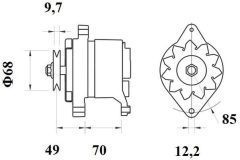 MAHLE MG156 — Генератор