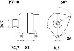 MAHLE MG246 — Alternator