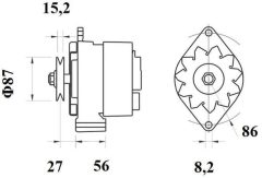 MAHLE MG277 — Генератор