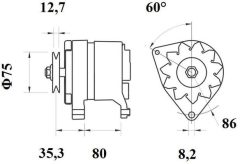 MAHLE MG283 — Генератор