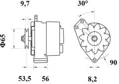 MAHLE MG533 — Генератор