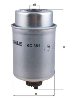 MAHLE KC381 — Топливный фильтр