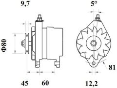 MAHLE MG16 — Генератор
