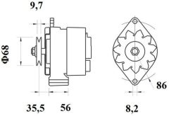 MAHLE MG85 — Генератор