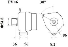 MAHLE MG186 — Alternator