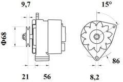 MAHLE MG187 — Alternator