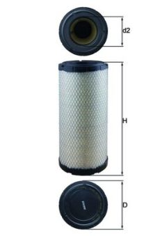MAHLE LX1241 — Filtru de aer