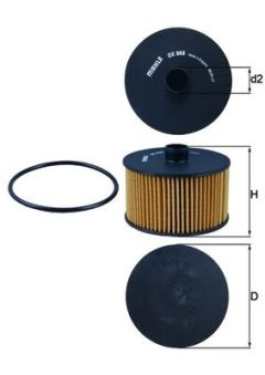 MAHLE OX968D — Масляный фильтр