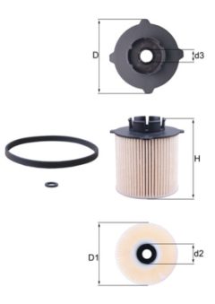 MAHLE KX265D — Filtru combustibil