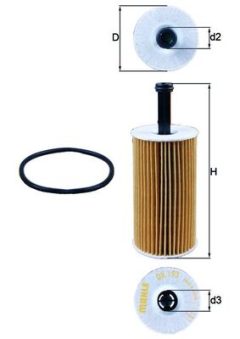 MAHLE OX193D — Масляный фильтр