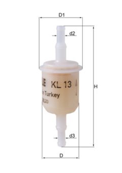 MAHLE KL13OF — Filtru combustibil