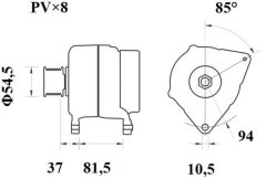 MAHLE MG810 — Alternator
