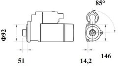 MAHLE MS754 — Стартер