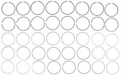 MAHLE 41859CP — Set segmenți piston