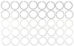 MAHLE 41904CP — Set segmenți piston