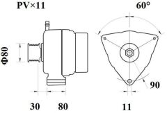 MAHLE MG793 — Генератор