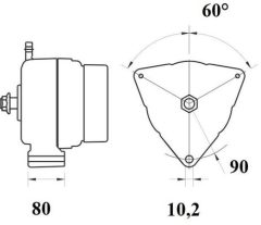 MAHLE 11209607 — Генератор