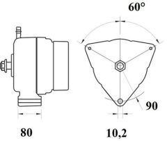 MAHLE 11209608 — Генератор