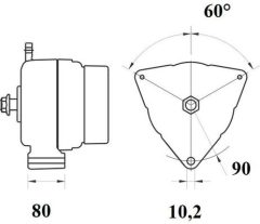 MAHLE MG809 — Генератор