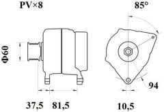 MAHLE MG811 — Alternator