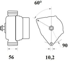 MAHLE 11205095 — Alternator
