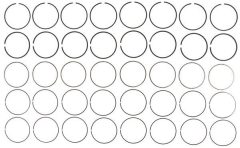MAHLE 41787CP — Set segmenți piston