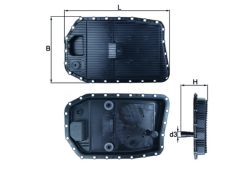MAHLE HX154 — Baie de ulei cutie de viteze automată