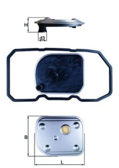 MAHLE HX158D — Фильтр АКПП