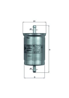 MAHLE KL171 — Filtru combustibil