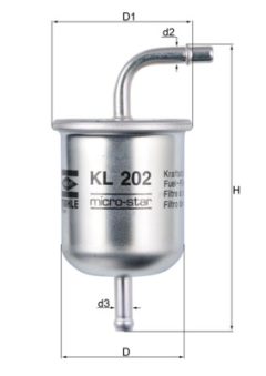 MAHLE KL202 — Топливный фильтр