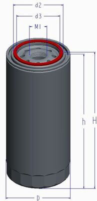 MAHLE OC579 — Filtru de ulei