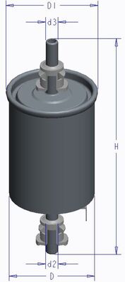 MAHLE KL714 — Filtru combustibil