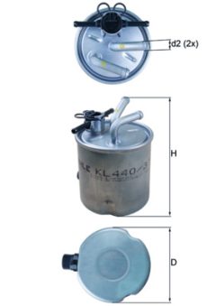 MAHLE KL44037 — Filtru combustibil