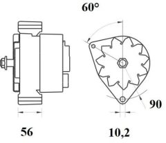 MAHLE MG873 — Генератор