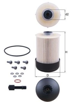 MAHLE KX33822D — Топливный фильтр