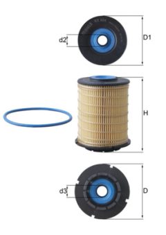 MAHLE KX404D — Filtru combustibil