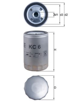MAHLE KC6 — Топливный фильтр