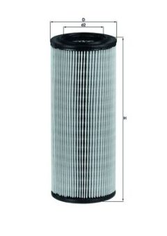 MAHLE LX801 — Фильтр воздушный