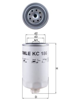 MAHLE KC186 — Filtru combustibil