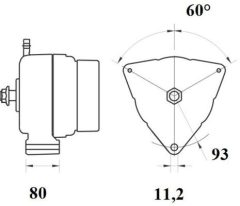 MAHLE MG818 — Генератор