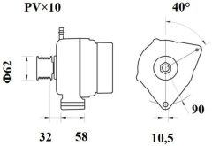 MAHLE MG883 — Alternator