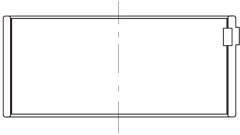 MAHLE 213PL21650000 — Шатунный вкладыш