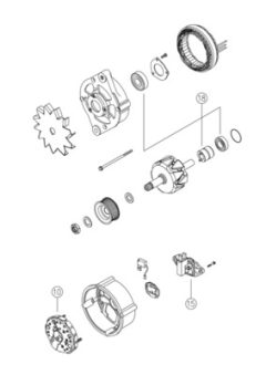MAHLE MG586 — Генератор