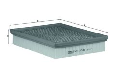 MAHLE LX2048 — Filtru de aer