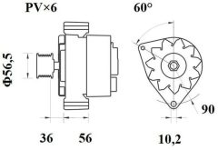 MAHLE MG456 — Генератор
