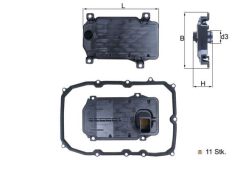 MAHLE HX187KIT — Filtru hidraulic cutie de viteze automată