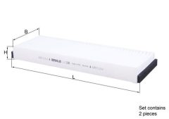 MAHLE LA239S — Filtru habitaclu