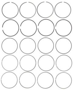 MAHLE 42285CP — Set segmenți piston